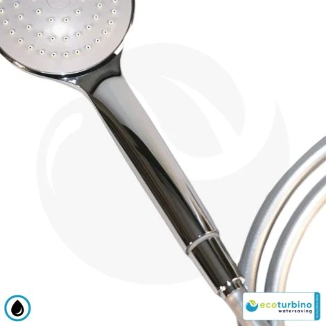 ecoturbino® Handbrause SET 10 Legio | ET10L Wasserspar Adapter + Duschschlauch + Duschkopf