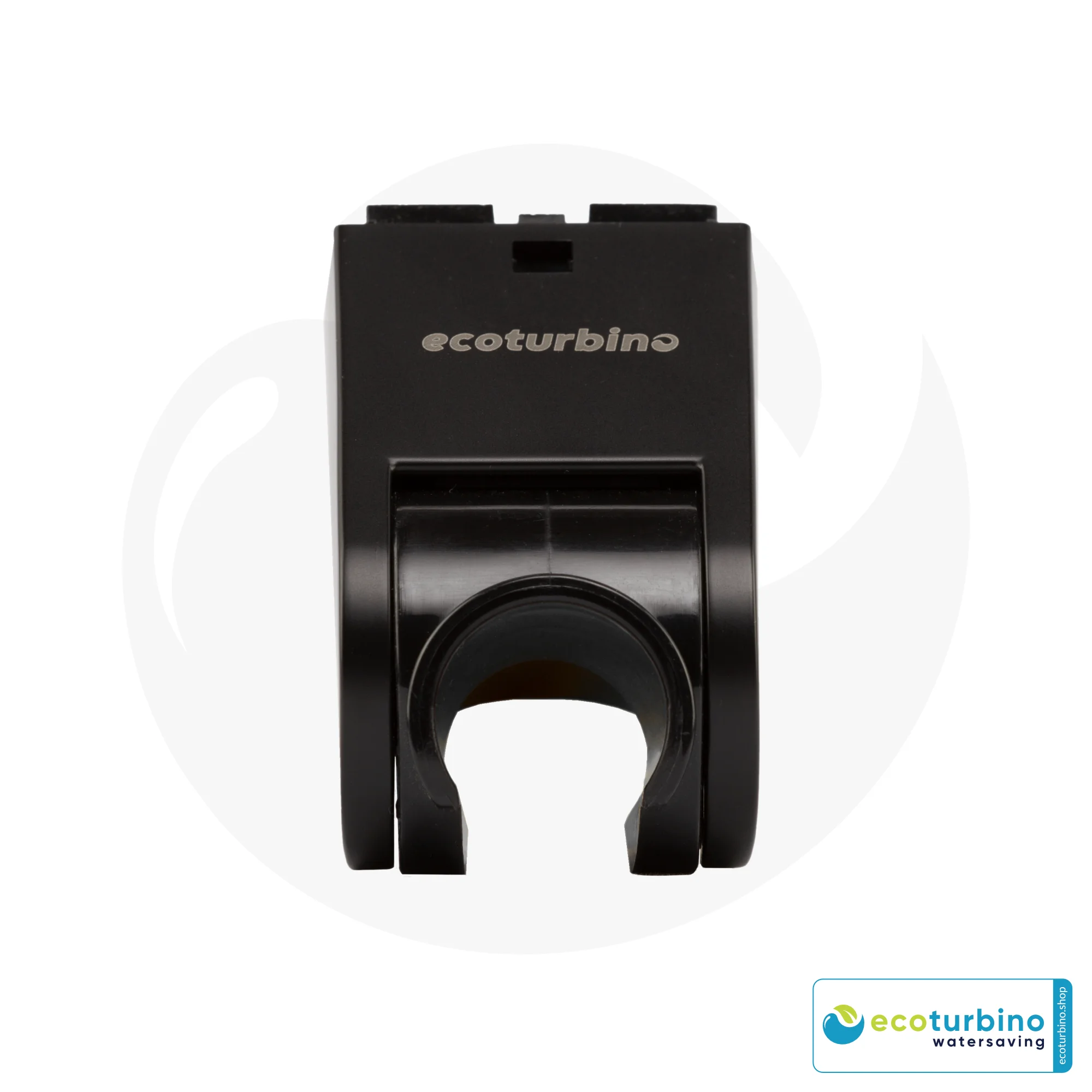 Duschkopfhalter - Brausehalterung | Wandhalterung für Bad & Dusche von ecoturbino® | schwarz