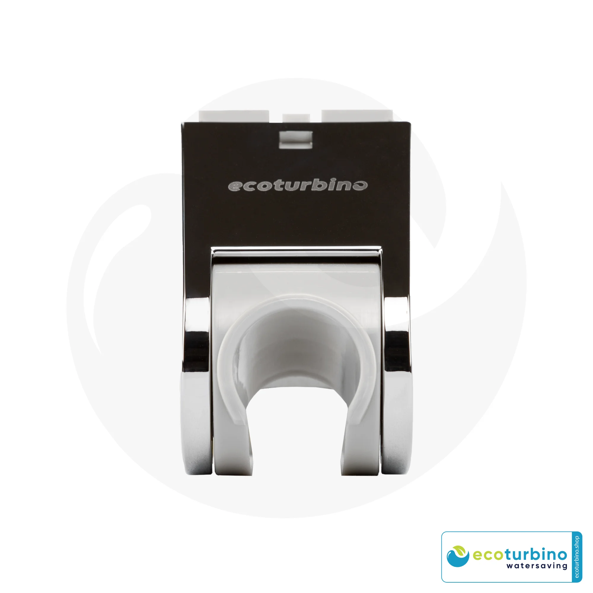Duschkopfhalter - Brausehalterung | Wandhalterung für Bad & Dusche von ecoturbino® | silber