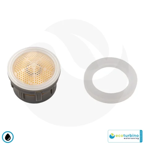 Durchflussbegrenzer Wasserhahn Mischdüsen Einsatz ecoturbino ET5 | Waschbecken Wassersparer | Wasser und Energie (Strom) sparen | bis zu 40% Kosten reduzieren