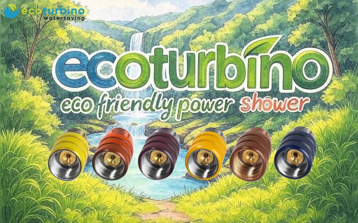 ecoturbino - eco friendly shower power | Voller Duschkomfort bei halbem Wasserverbrauch
