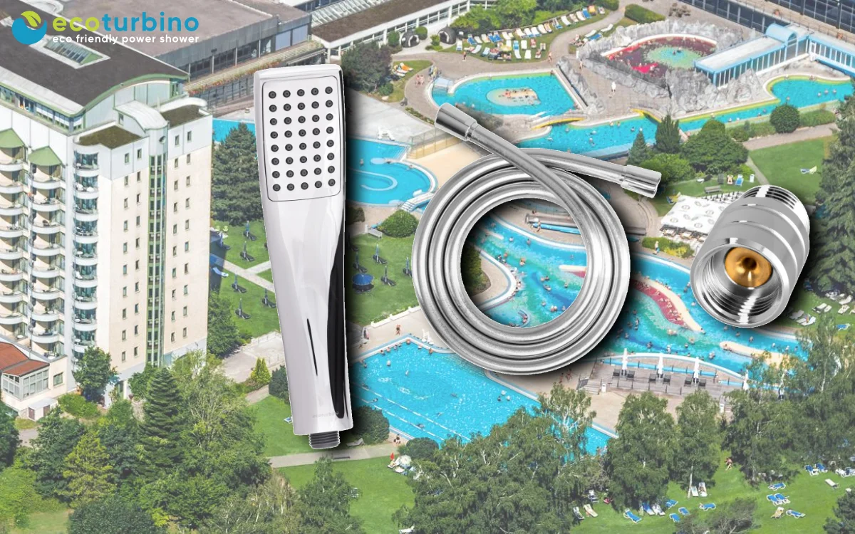 Johannesbad Bad Füssing Klinik | Wasserersparnis durch ecoturbino Dusche | Daten von 5 Jahren