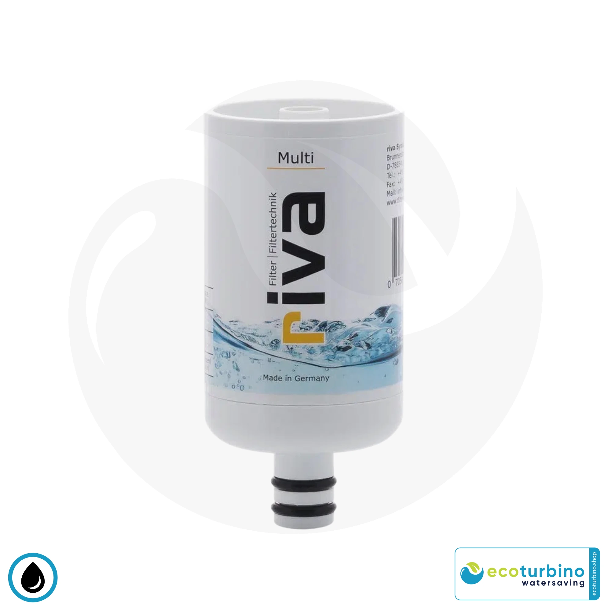 Wasserfilter clinic+ | riva Legionellen Duschfiltereinsatz MULTI Duschfilter